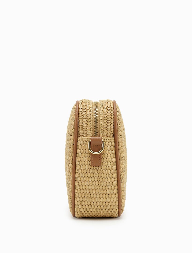 Ruby Palma Stud Cross Body Bag Tan - Zjoosh