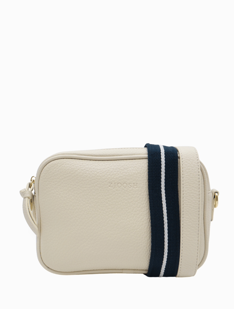 Ruby Sports Cross Body Bag Ecru - Zjoosh