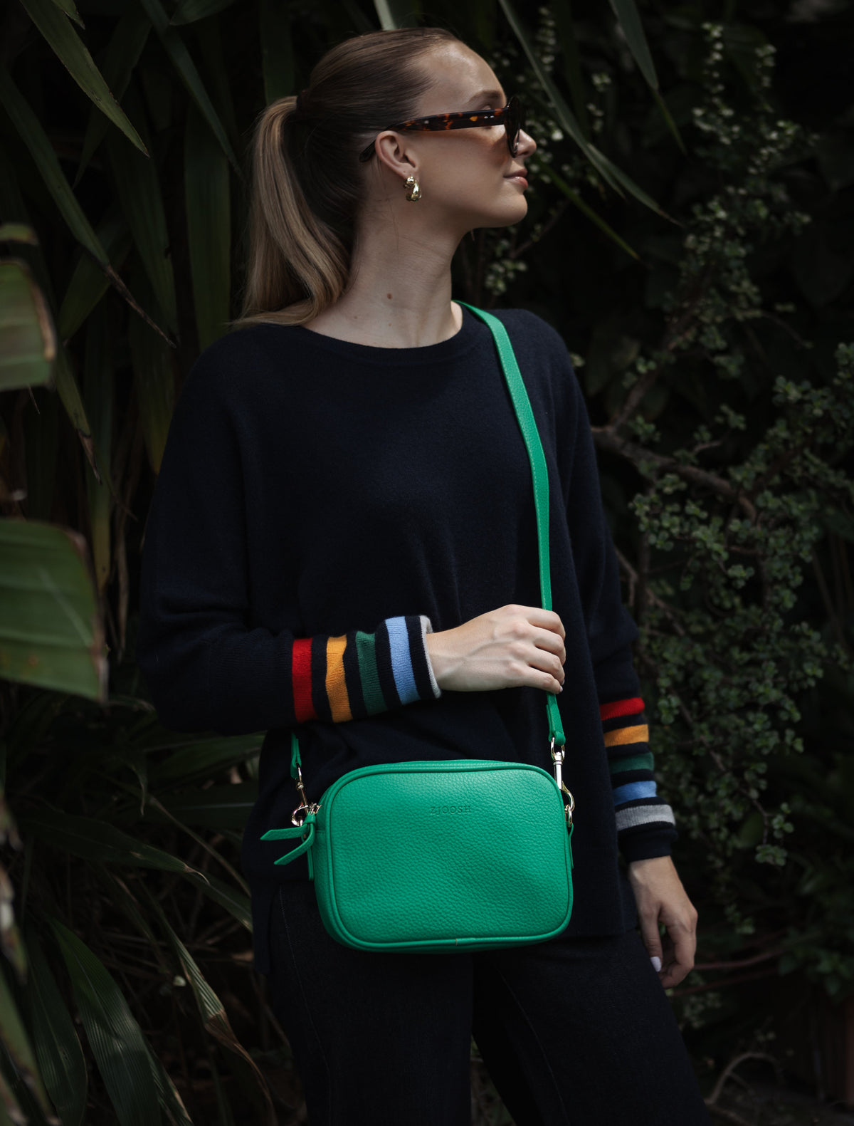 Ruby Sports Cross Body Bag Emerald - Zjoosh