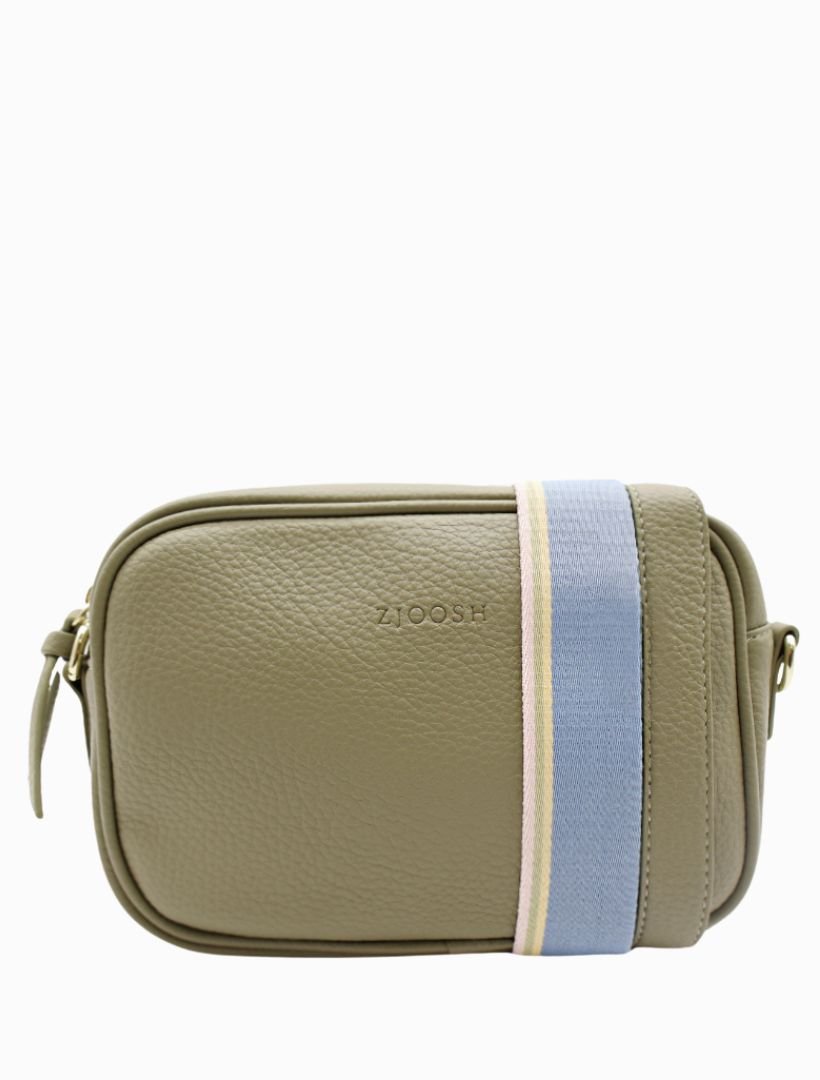 Ruby Sports Cross Body Bag Khaki - Zjoosh