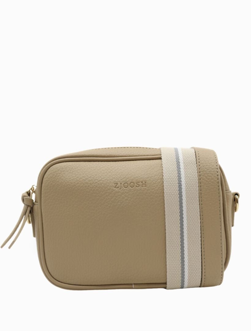 Ruby Sports Cross Body Bag Nude - Zjoosh