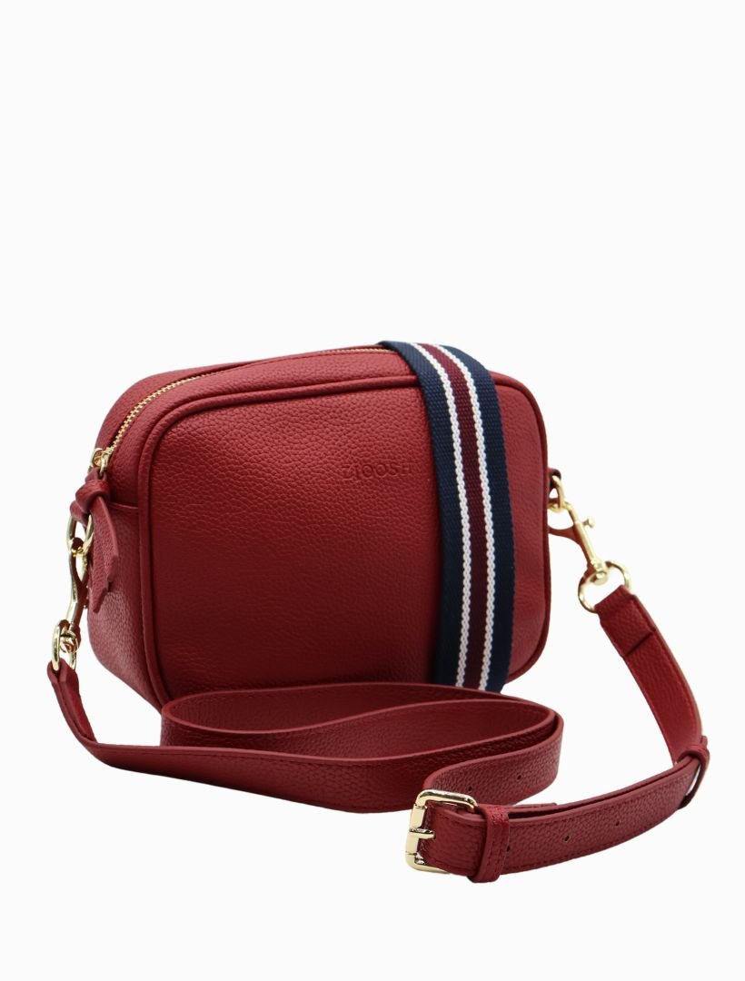 front view two straps pinot cross body bag from zjoosh