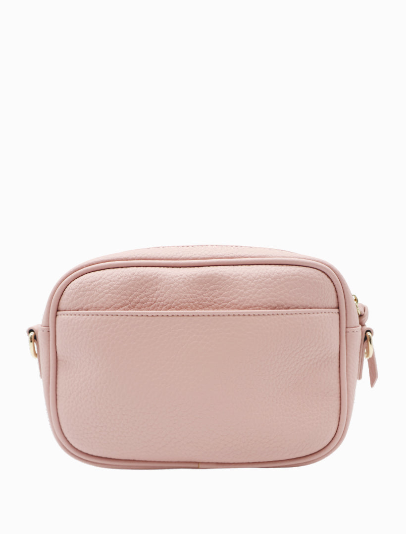 Back view of pink cross body bag from zjoosh