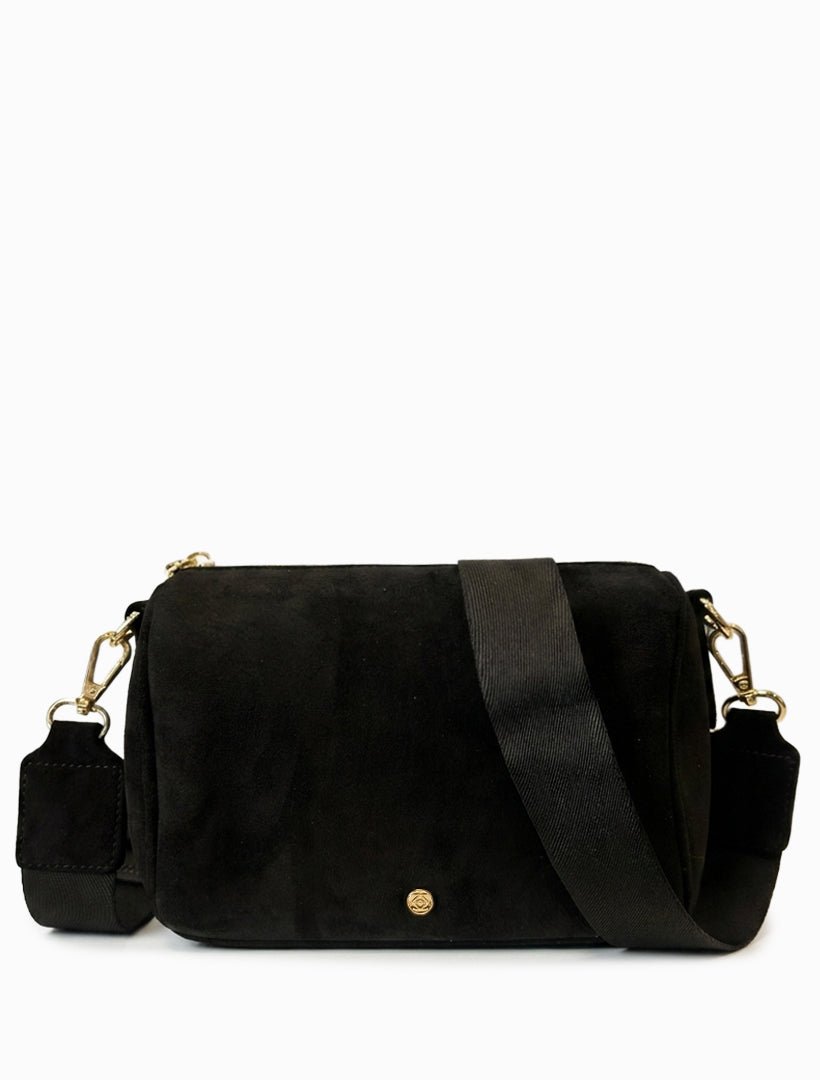 Rumi Eco Suede Bag Black - Zjoosh