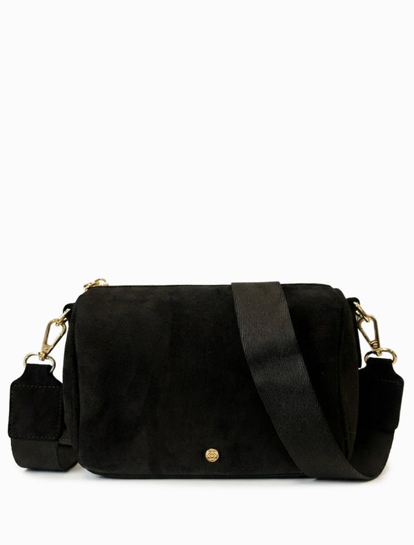 Rumi Eco Suede Bag Black - Zjoosh