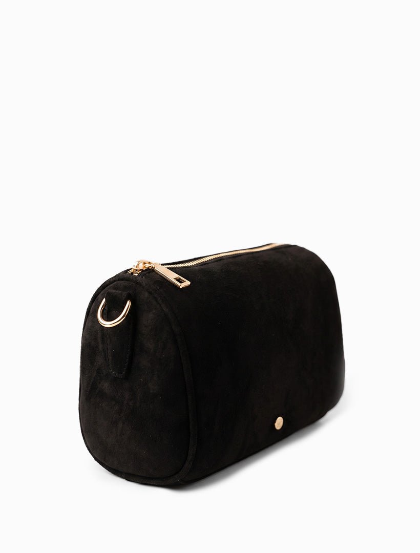 Rumi Eco Suede Bag Black - Zjoosh