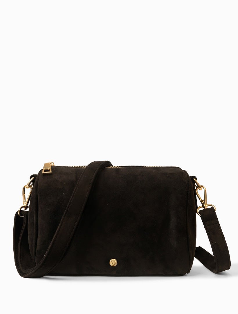 Rumi Eco Suede Bag Black - Zjoosh