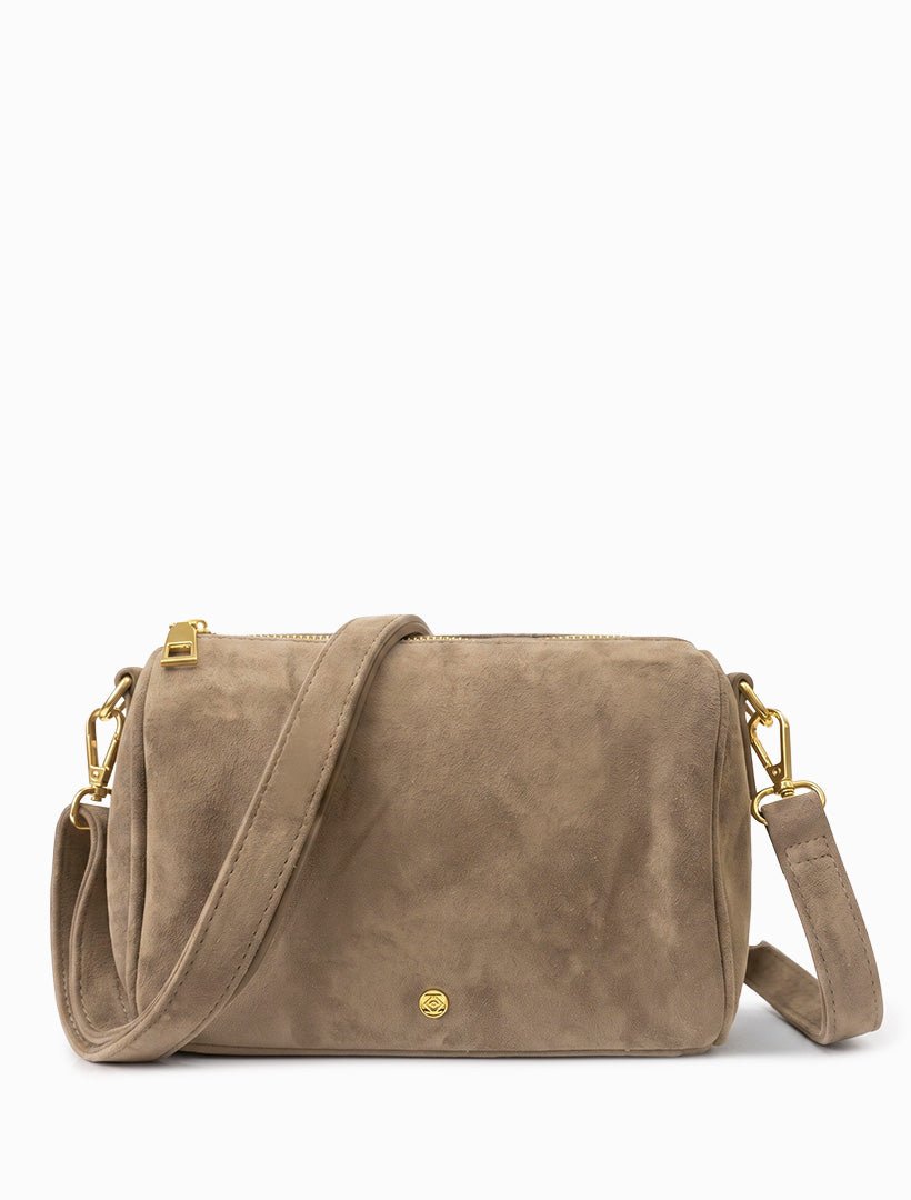 Rumi Eco Suede Bag Tan - Zjoosh