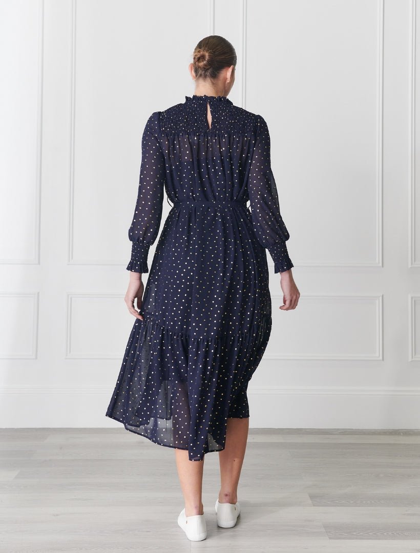 Sally Dress Navy - FINAL SALE - Zjoosh