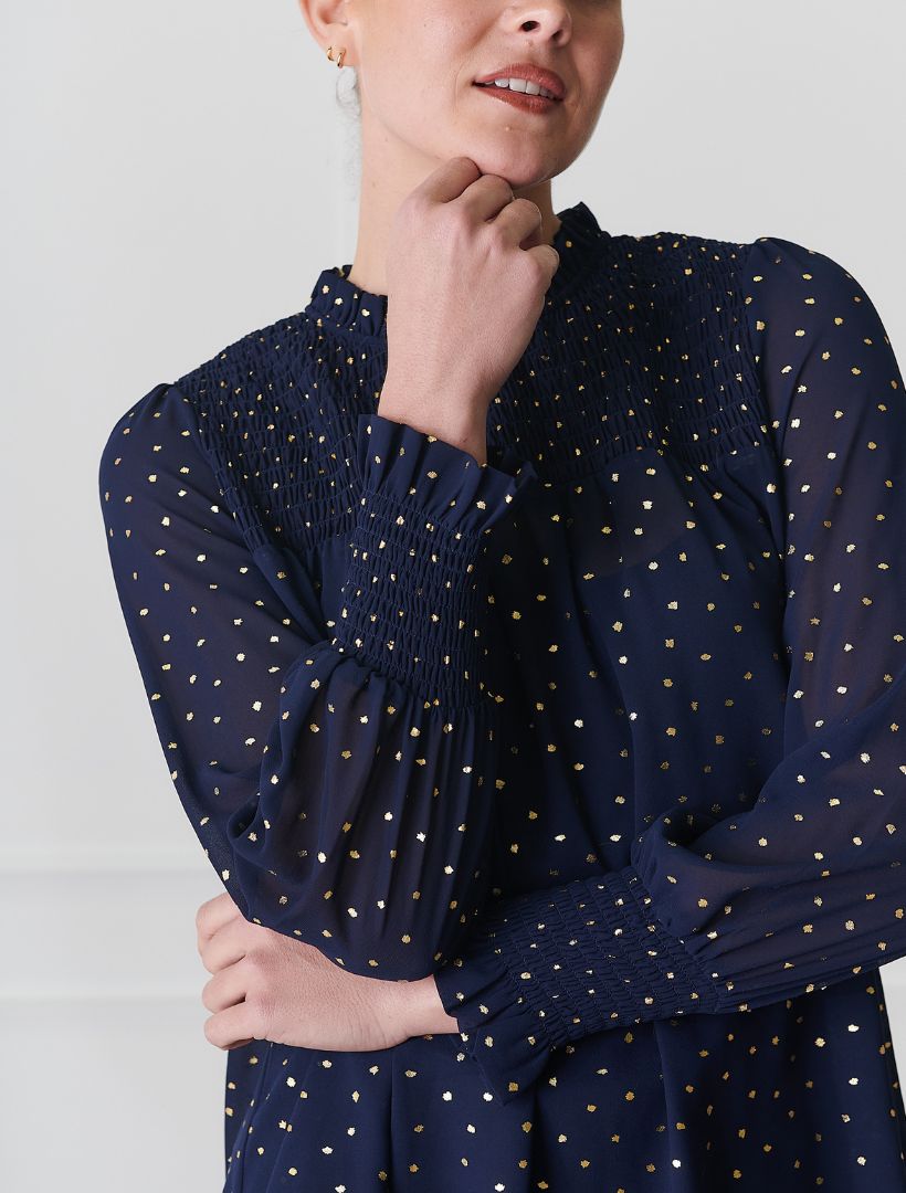 Sally Top Navy - FINAL SALE - Zjoosh