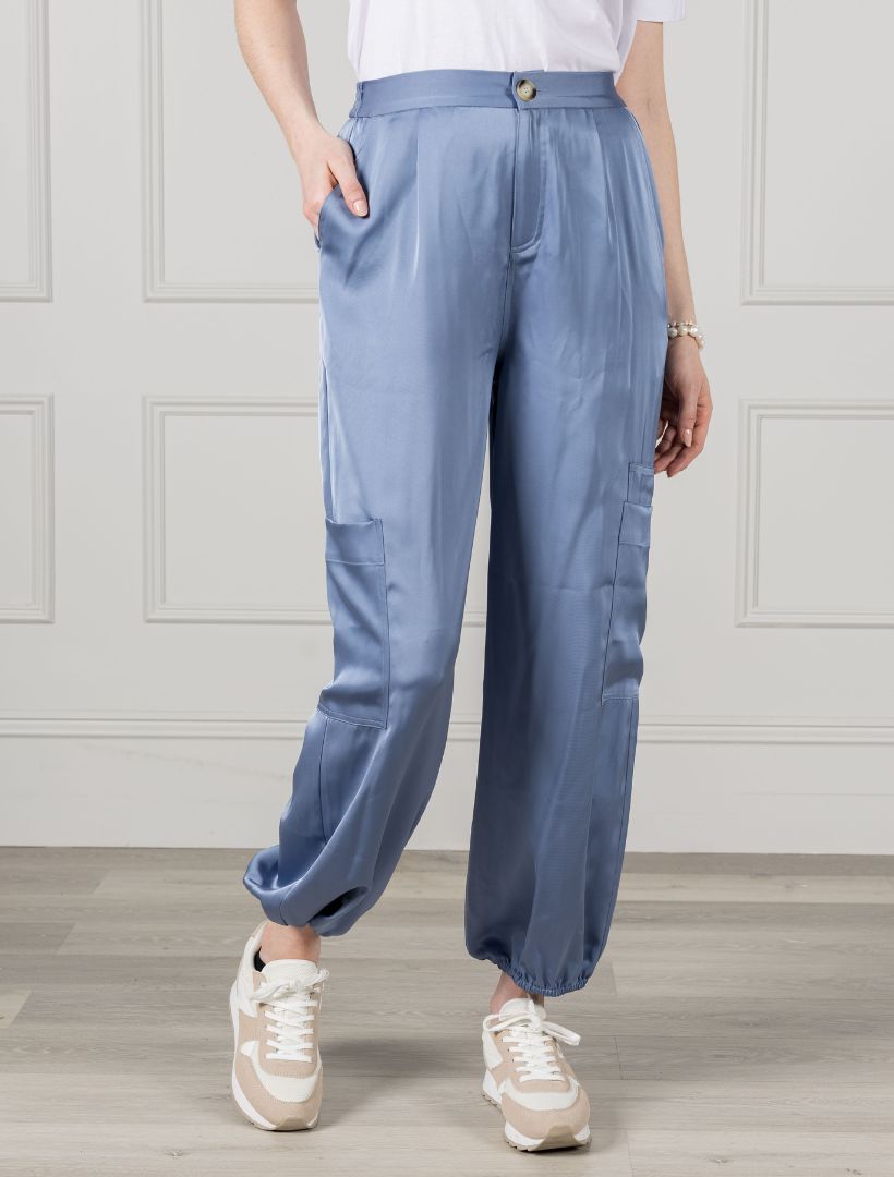 Samantha Cargo Pant Duck Egg Blue - Zjoosh