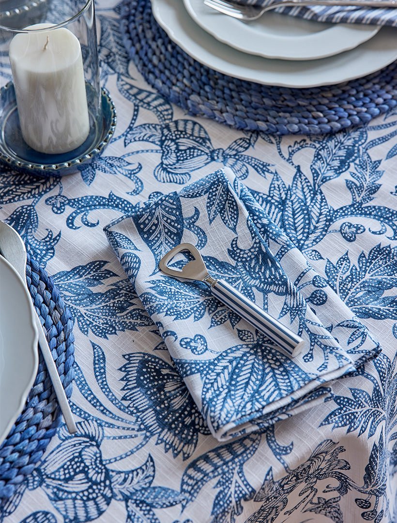 Samara Napkin Set of 4 Dark Blue - Zjoosh