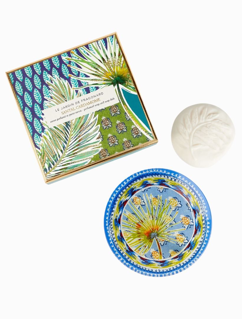 Santal Cardamome Soap and Dish Set - Zjoosh