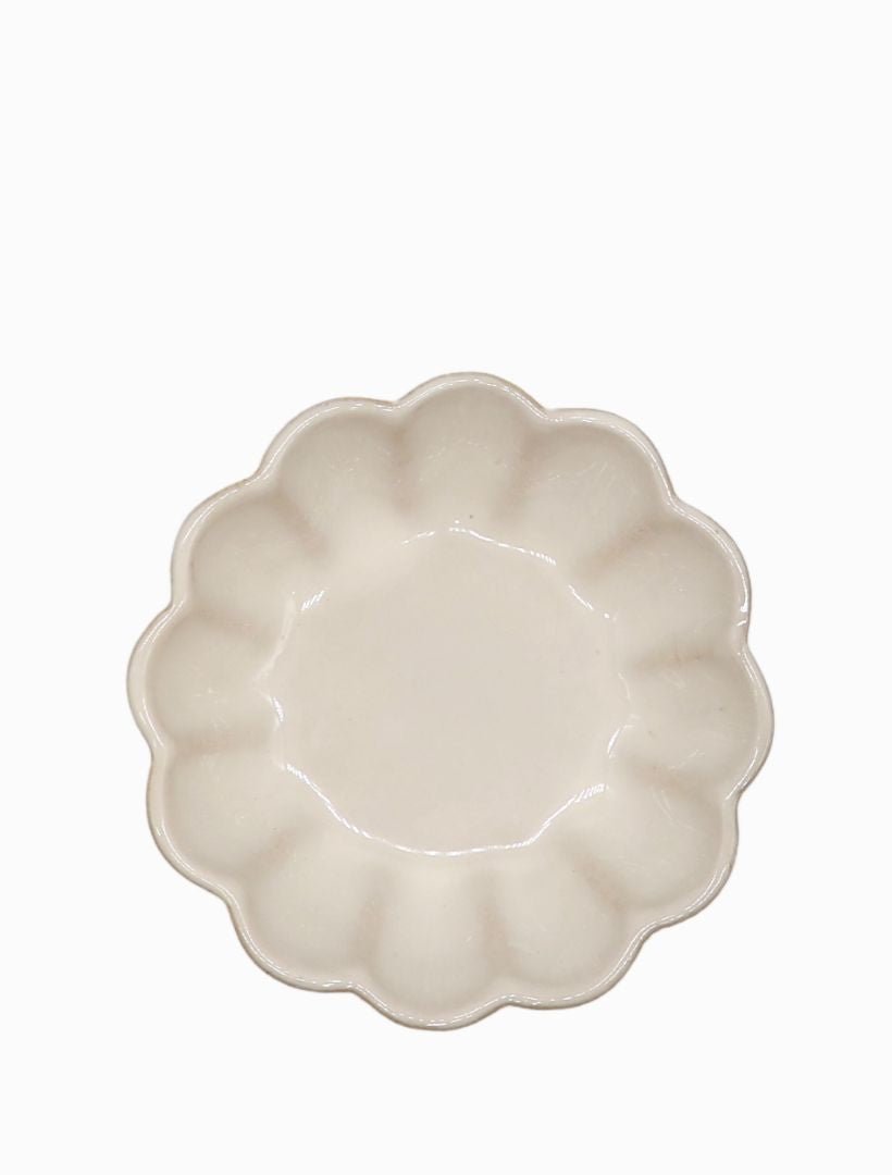 Scallop Bowl White Large - Zjoosh