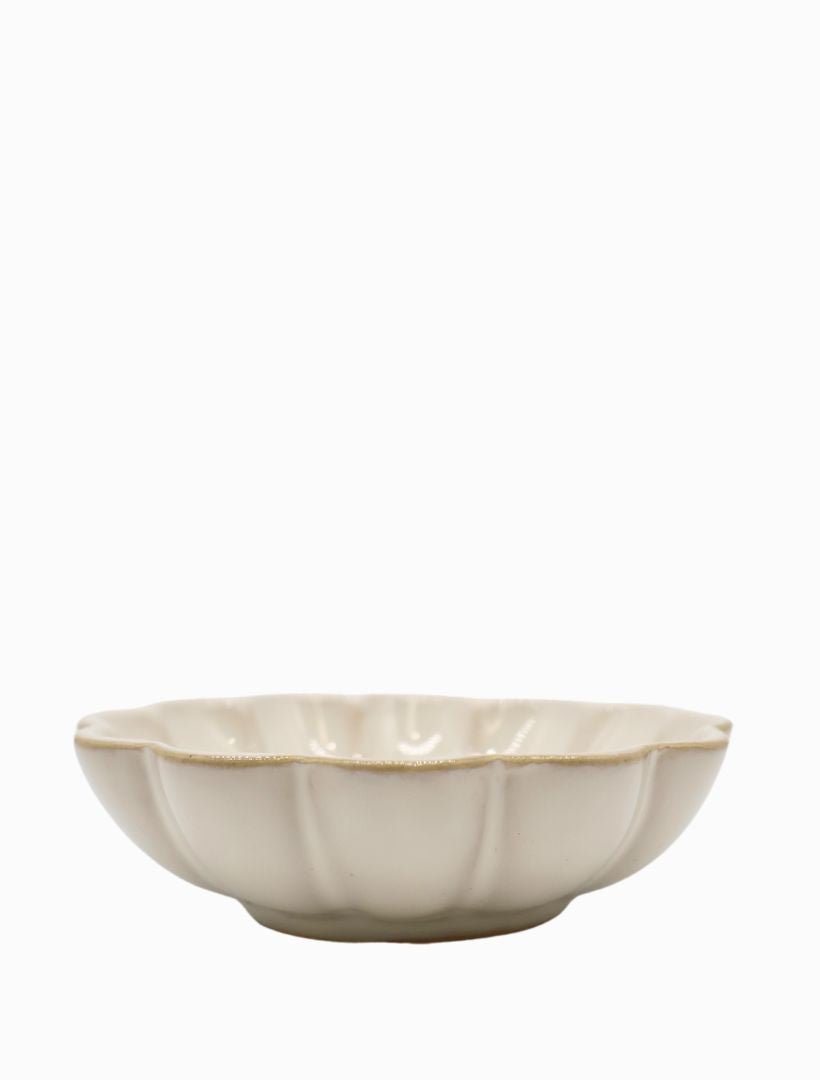 Scallop Bowl White Large - Zjoosh