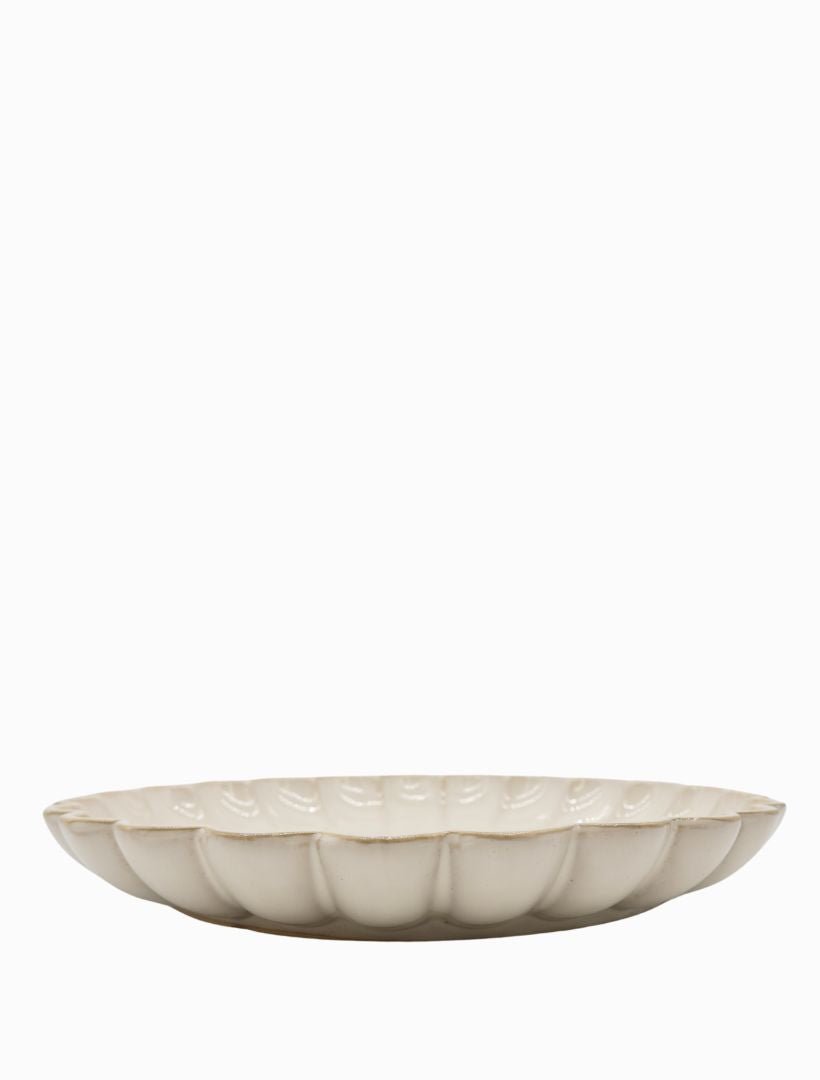 Scallop Platter White Large - Zjoosh