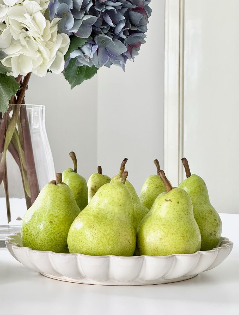 Scallop Platter White Medium - Zjoosh