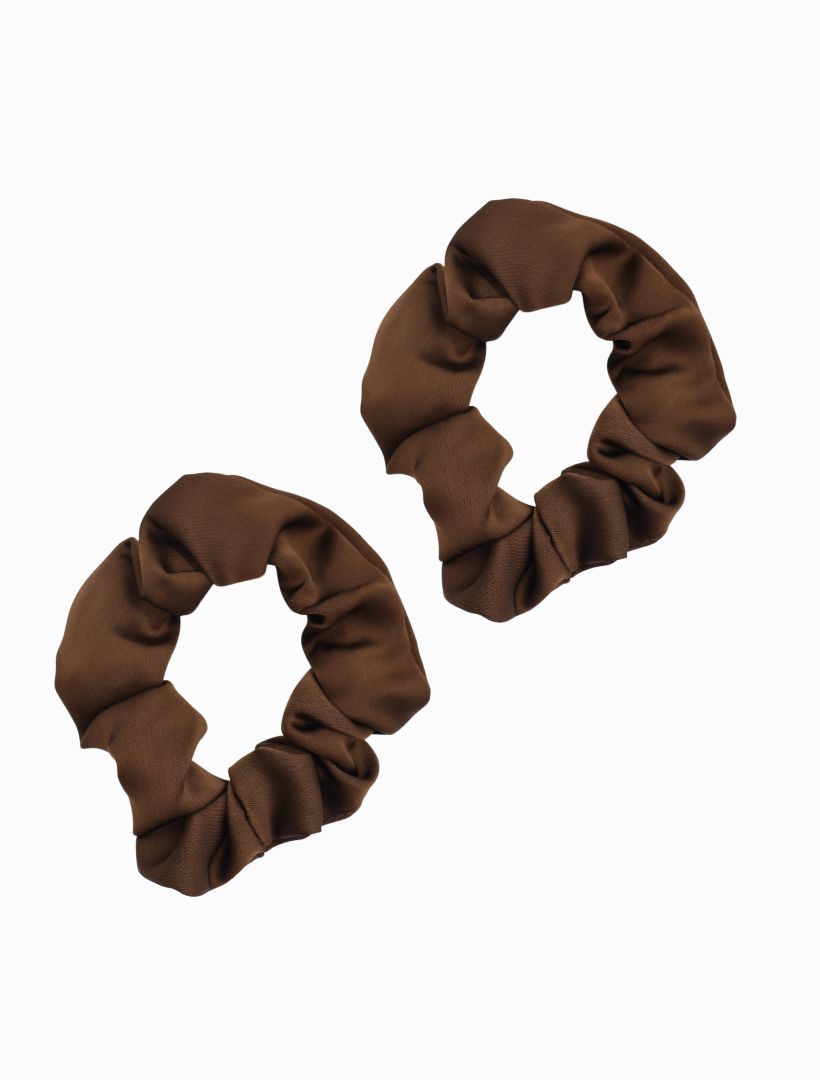 Scrunchie Chocolate Set of 2