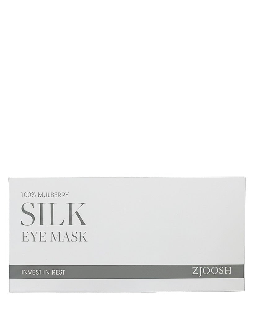 Silk Sleep Mask Fine Stripes Navy White - Zjoosh
