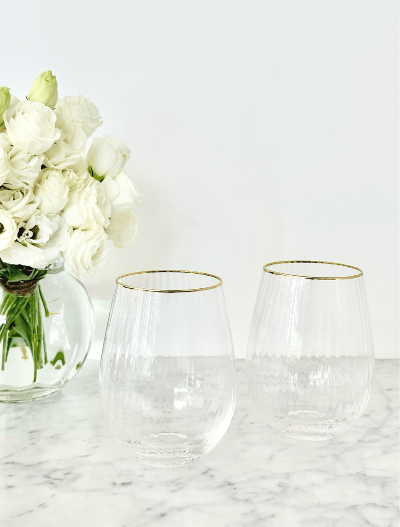 Soiree Crystal Gin Tumblers Clear (Set of 2) - Zjoosh