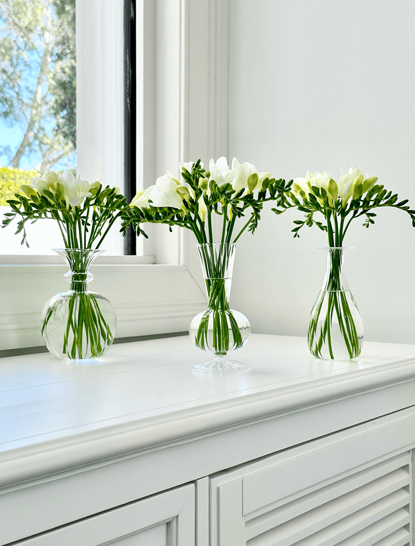 Soiree Trio of Vases Clear - Zjoosh