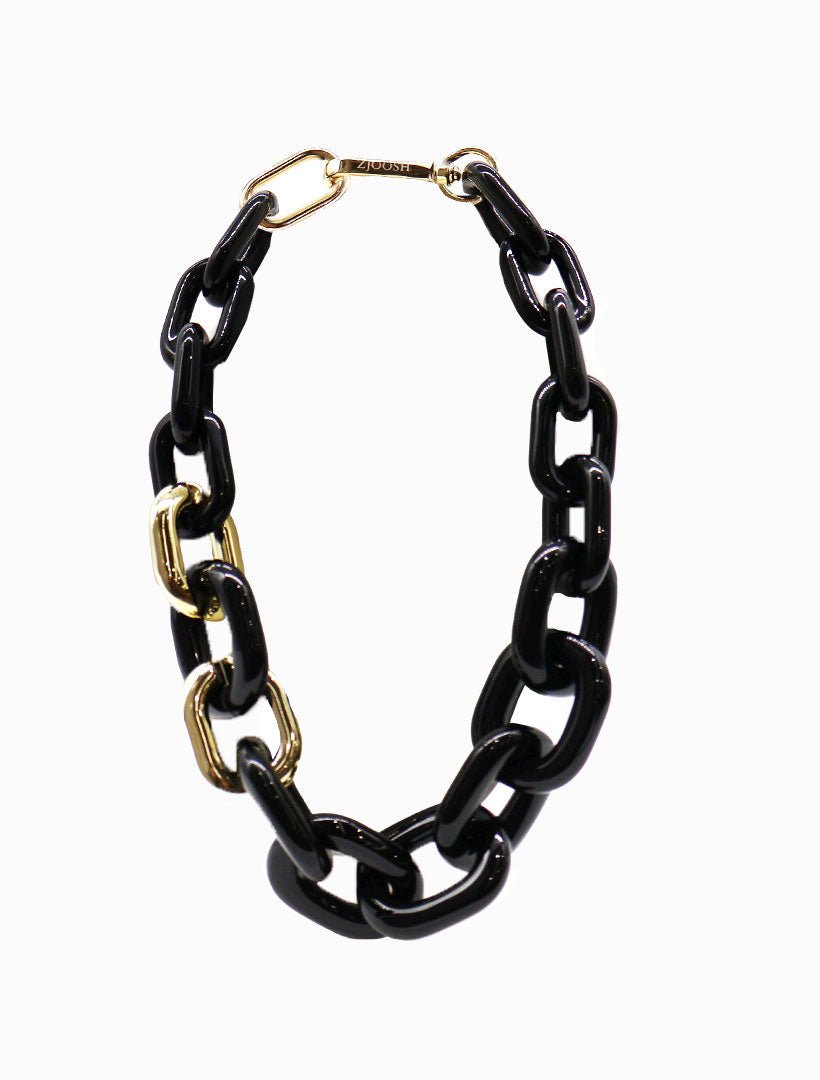 Spiga Necklace Black - Zjoosh