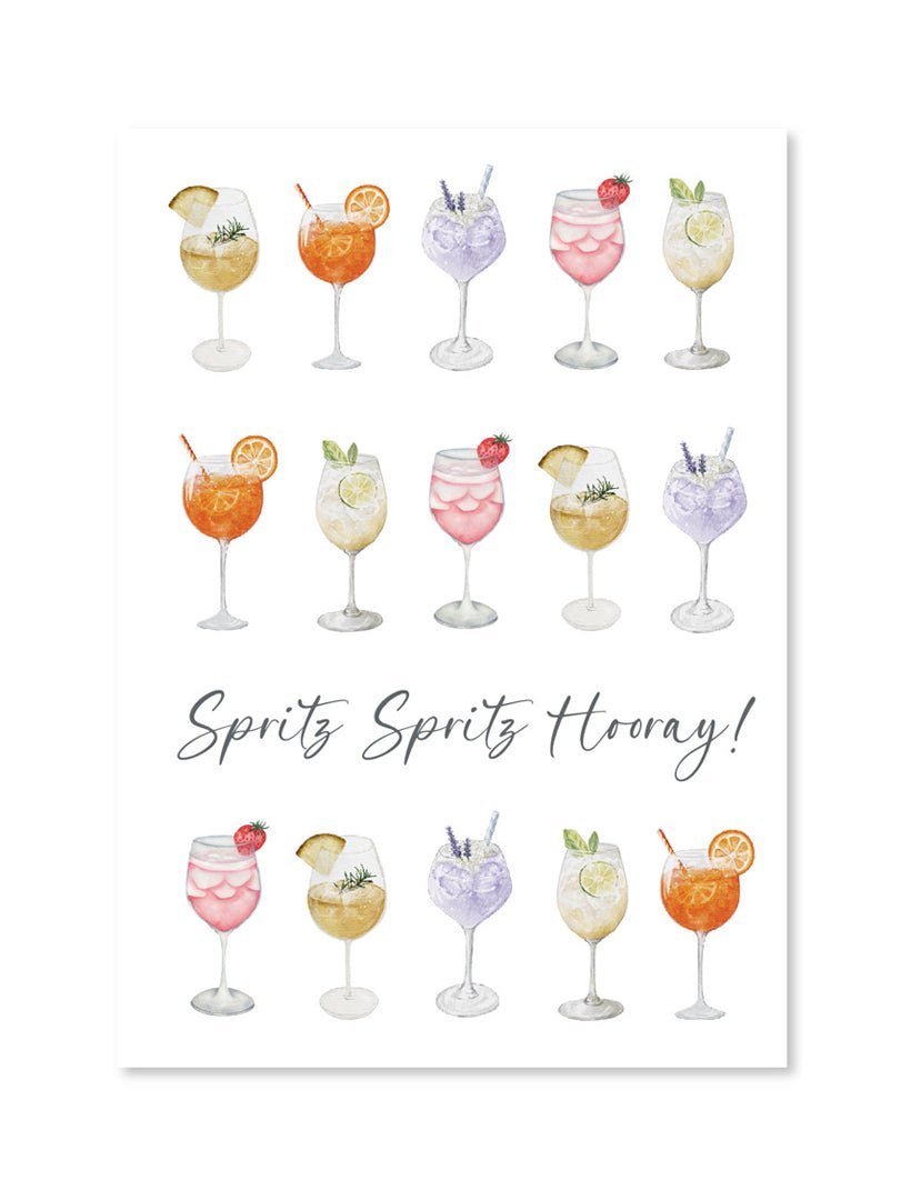 Spritz Hooray Card - Zjoosh