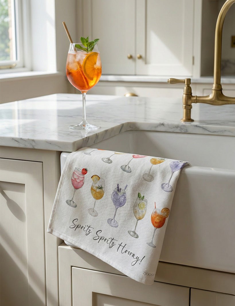 Spritz Hooray Tea Towel - Zjoosh