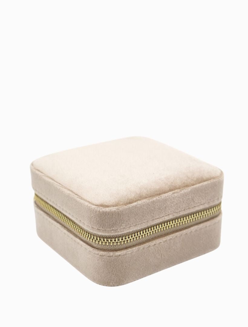 Square Jewellery Case Champagne - Zjoosh