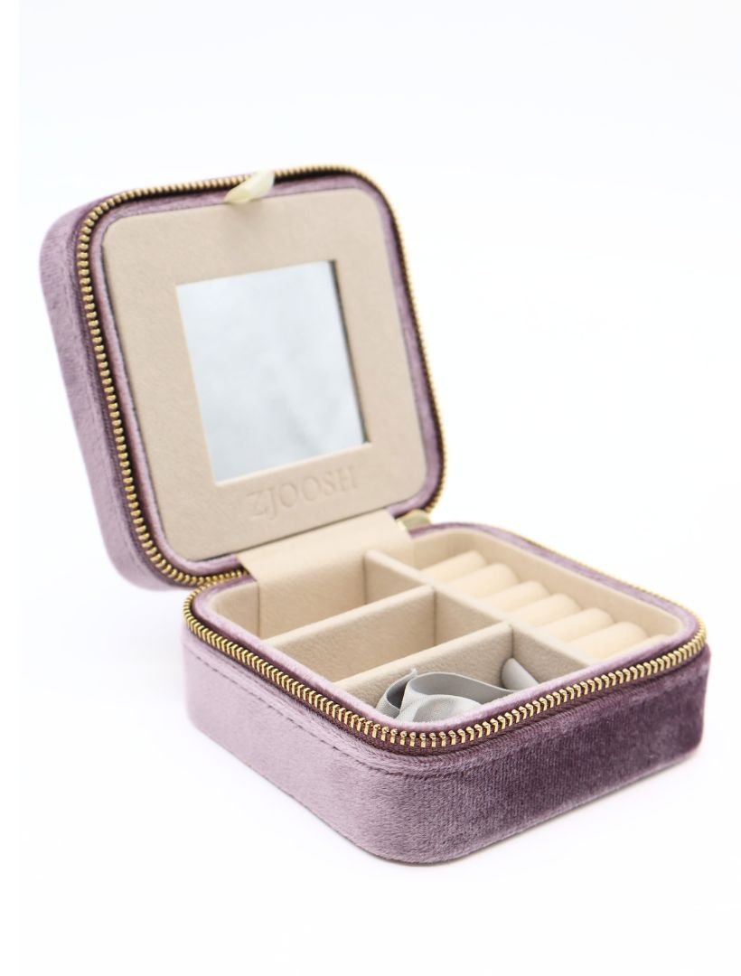 Square Jewellery Case Lilac - Zjoosh