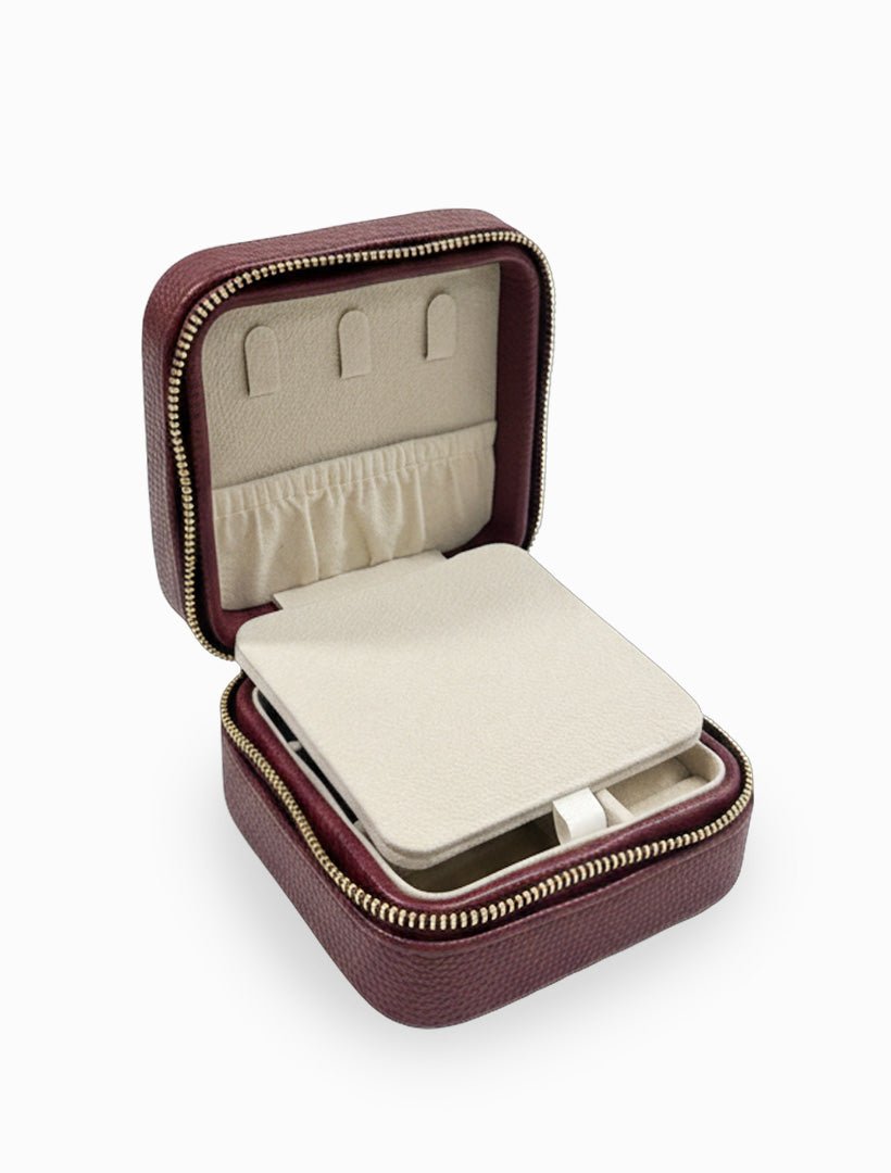 Square Jewellery Case Pebble Pinot - Zjoosh