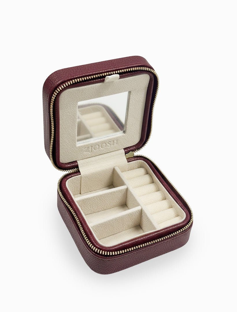 Square Jewellery Case Pebble Pinot - Zjoosh