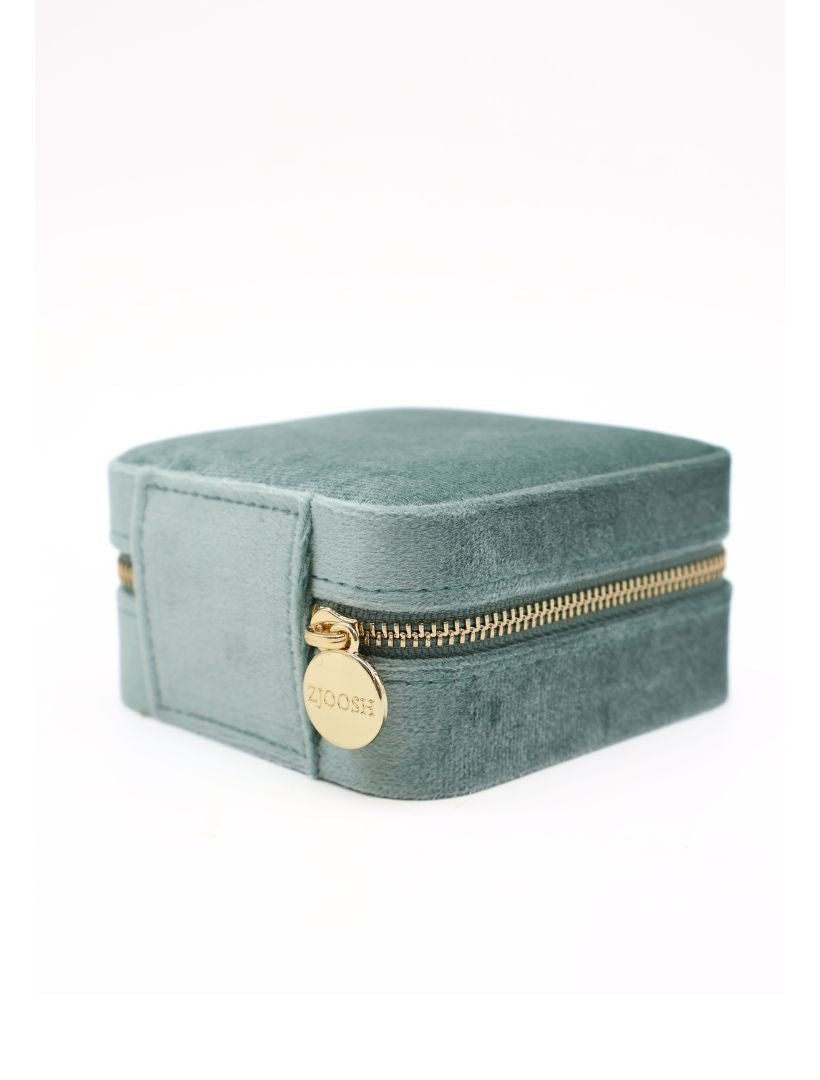 Square Jewellery Case Sage - Zjoosh