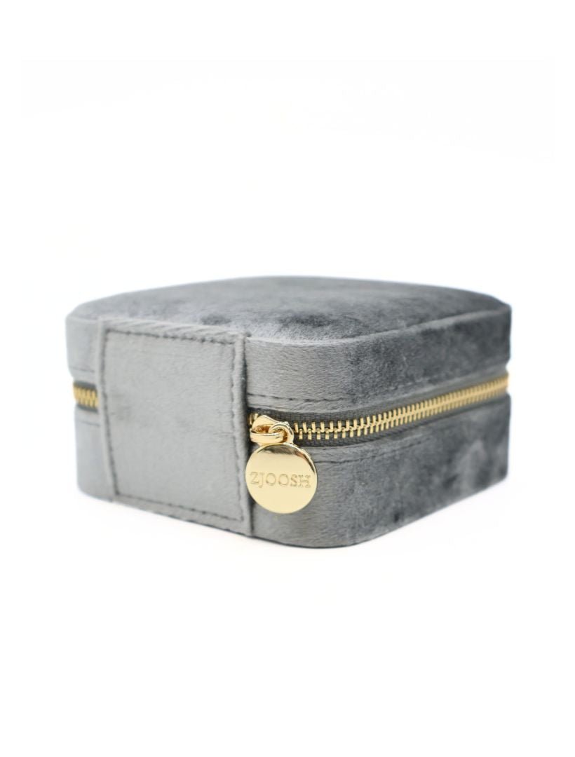 Square Jewellery Case Silver - Zjoosh