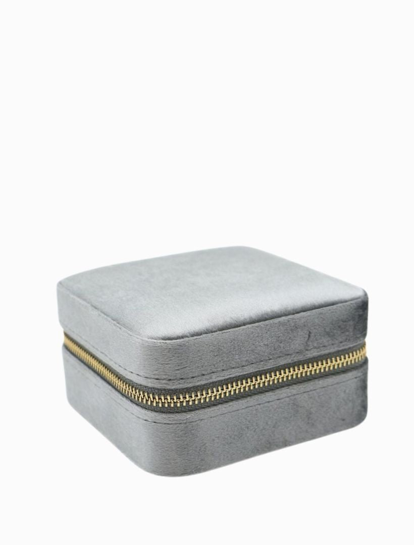 Square Jewellery Case Silver - Zjoosh