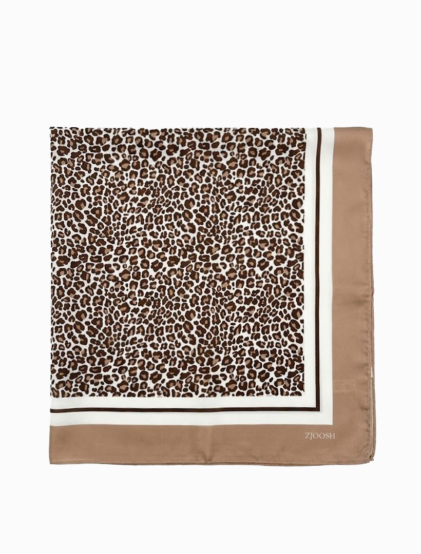 Square Scarf Leopard - Zjoosh