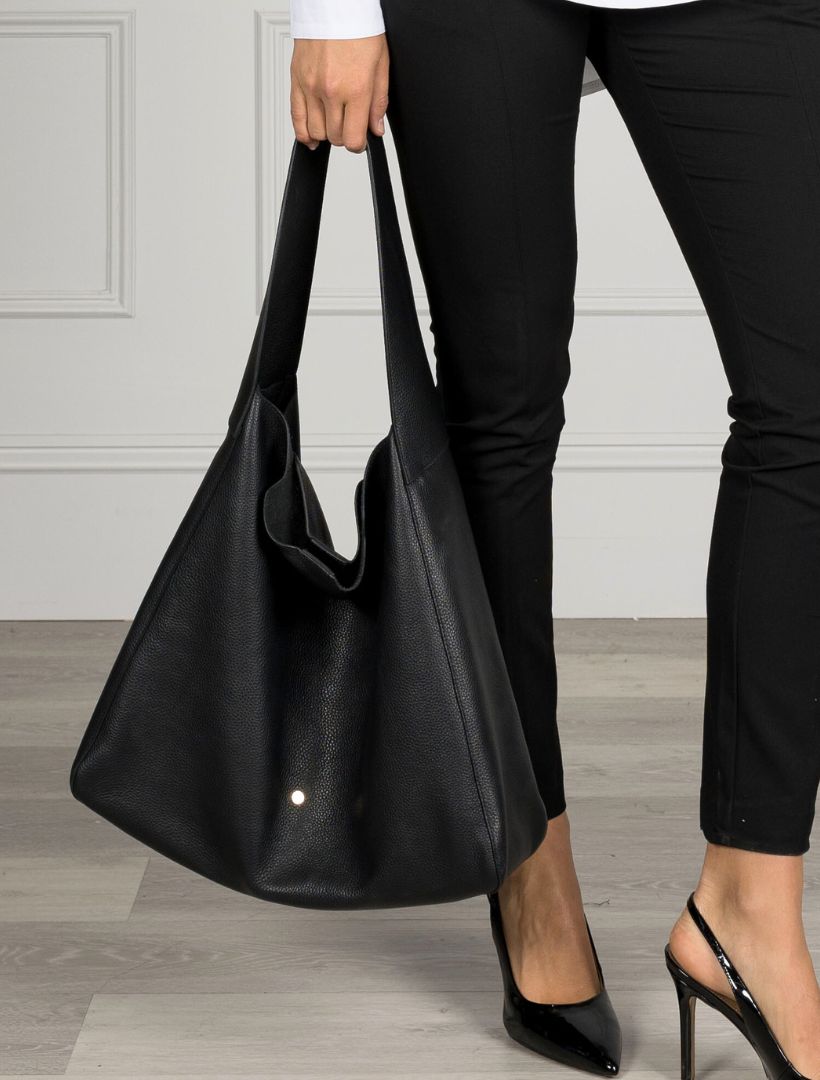 Stevie Slouch Tote Black Zjoosh