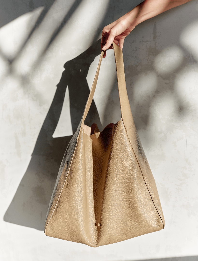 Stevie Slouch Tote Hazelnut - Zjoosh