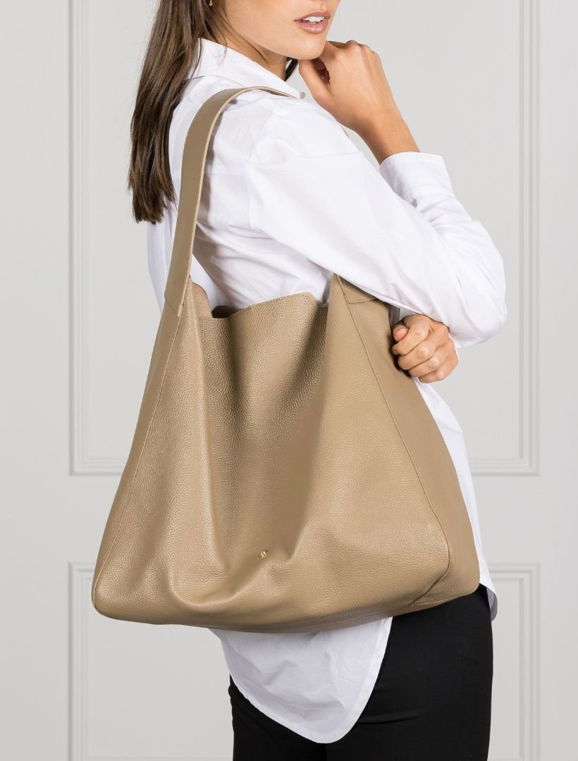 Stevie Slouch Tote Hazelnut - Zjoosh