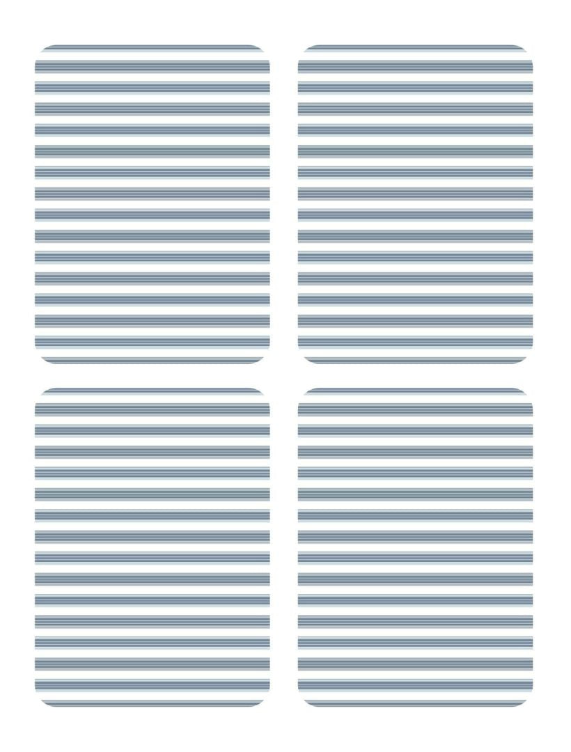 Coastal Stripes Placemats (Set of 4)