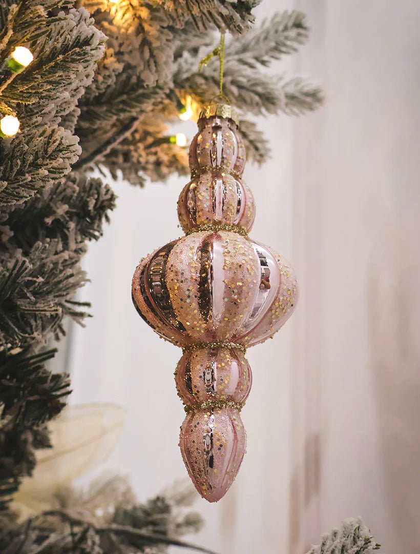 Sugar Pink Finial Bauble - FINAL SALE - Zjoosh