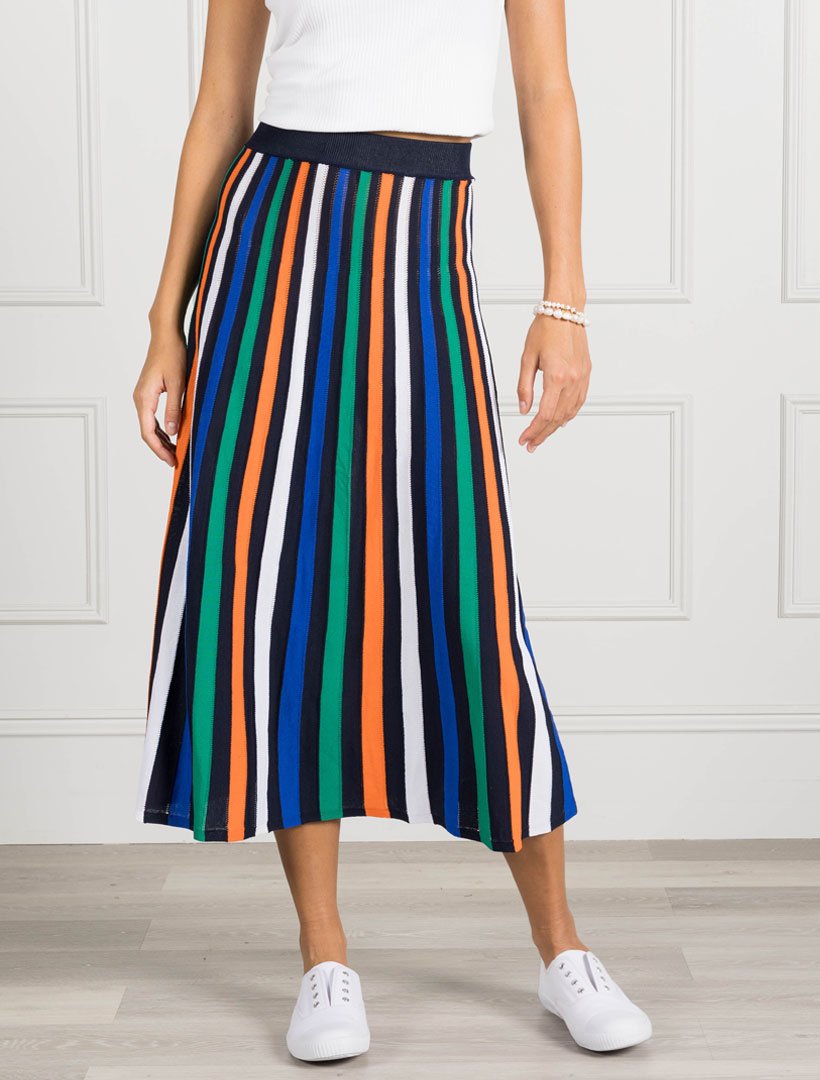 Sunray Knit Skirt Multi