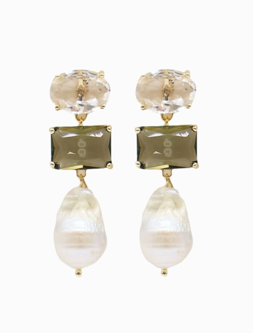 Symposium Achlys Pearl Drop Earrings - Zjoosh