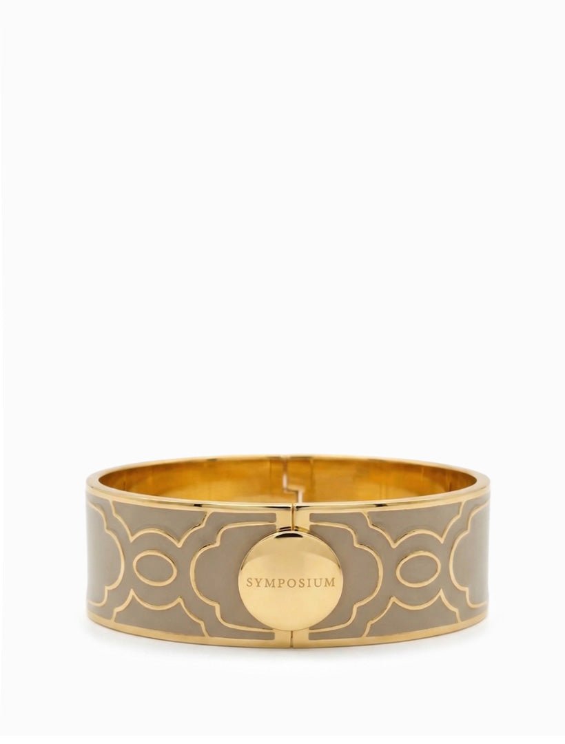 Symposium Enamel Cuff Beige - Zjoosh