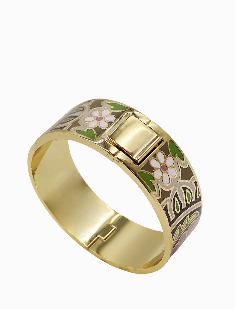 Symposium Enamel Cuff Earth Tones - Zjoosh