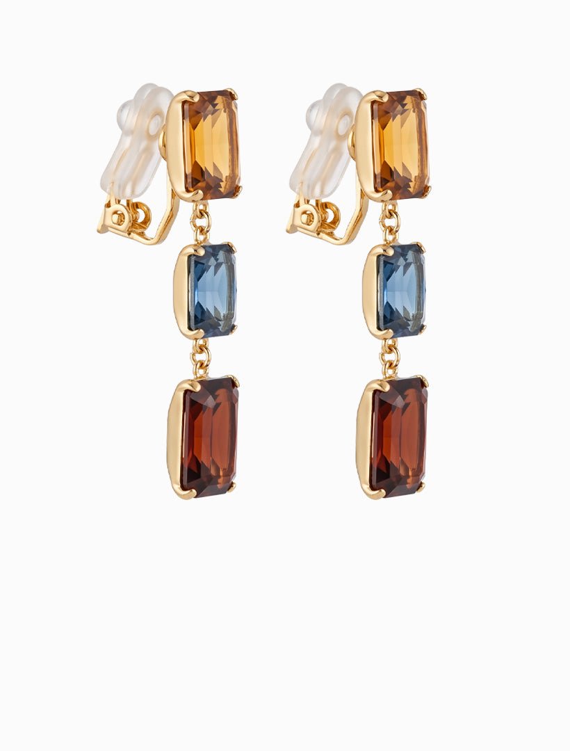 Symposium Maggiore Earrings Clip Ons - Zjoosh