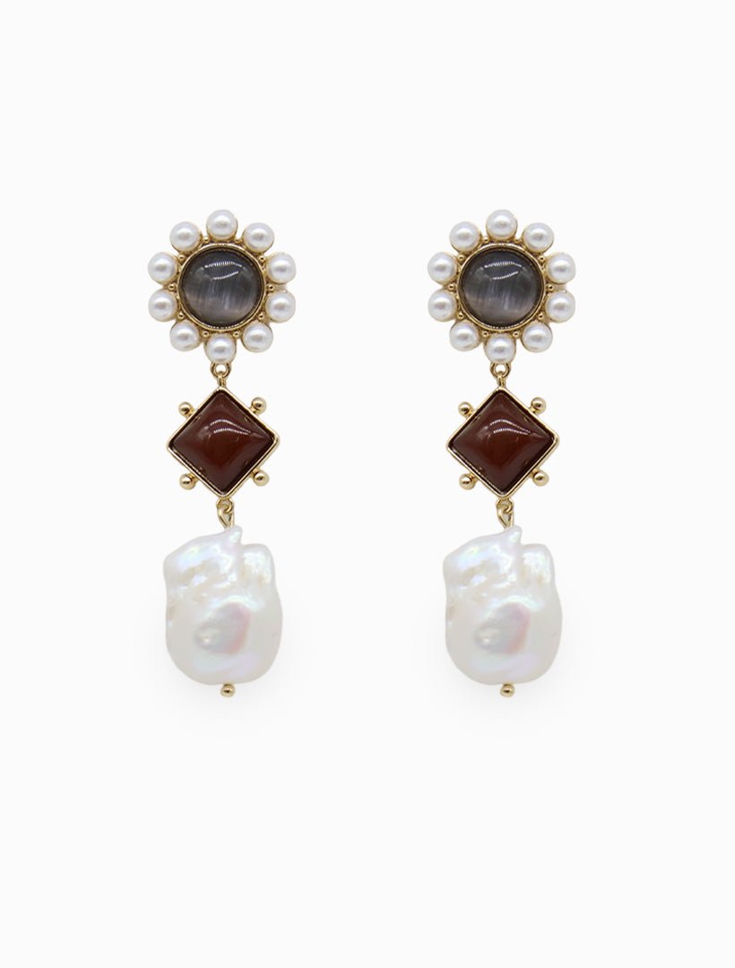 Symposium Navy and Burgundy Pearl Drops - Zjoosh