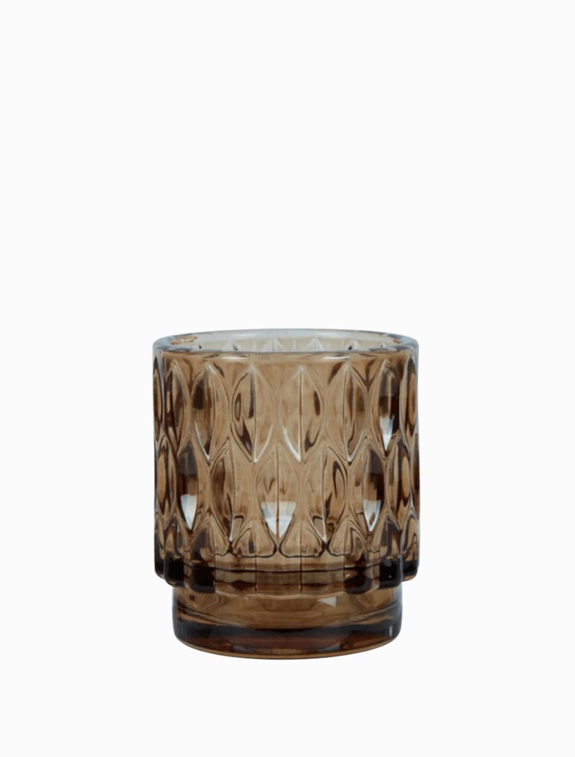 Ashi Tealight Holder Burnt Sienna Small