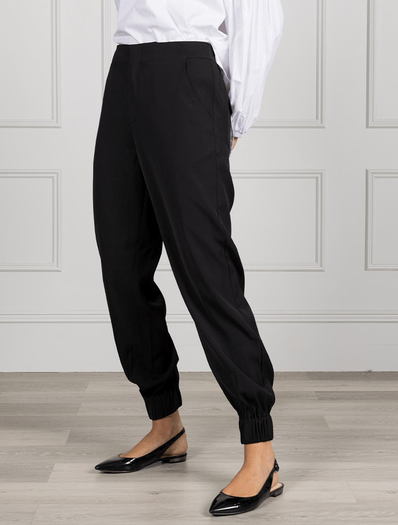 The Hendrix Cuffed Pants Black - FINAL SALE - Zjoosh