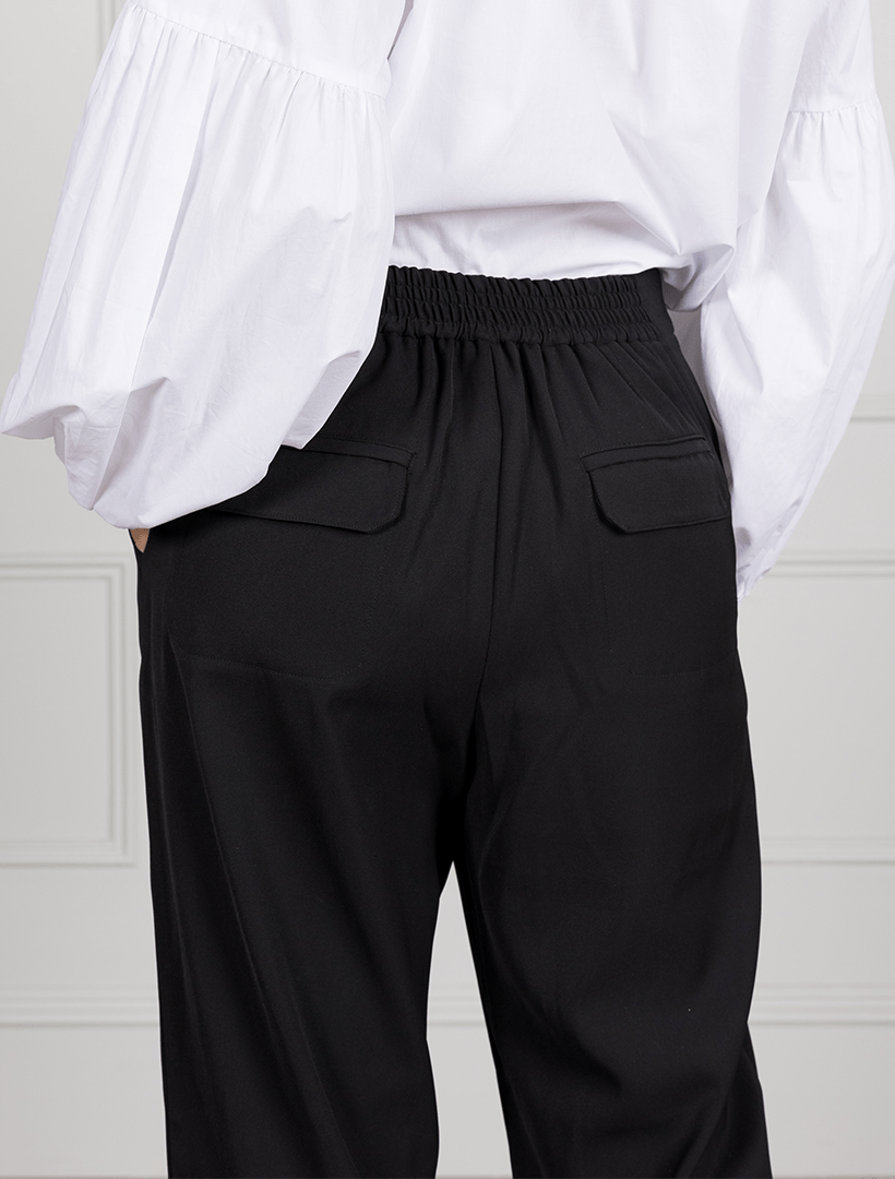 The Hendrix Cuffed Pants Black - FINAL SALE - Zjoosh